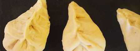 рыбные пельмени елочки. Шаг 11