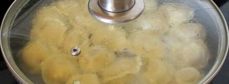 замороженные пельмени на сковороде. Шаг 8