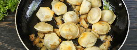 жареные пельмени. Шаг 3