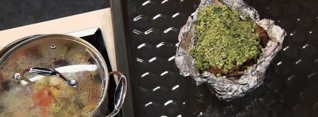 баранья нога с овощным пловом. Шаг 4