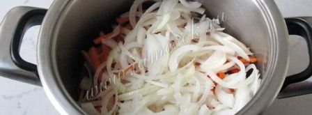 диетический плов с куриными желудками. Шаг 10