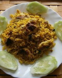 Дошеме — плов с курицей