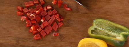 испанская паэлья с курицей и тигровыми креветками. Шаг 3