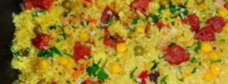 испанская паэлья с курицей. Шаг 4