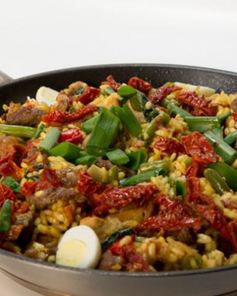 Мясная паэлья