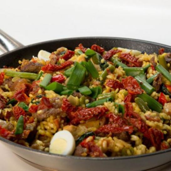 Рецепт мясной паэльи