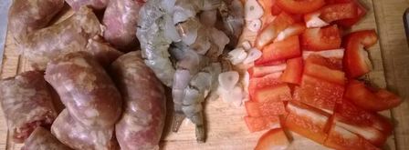 паэлья с колбасками. Шаг 2