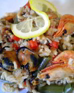 Паэлья с морепродуктами