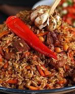 Плов из баранины с нутом