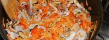 плов из морского коктейля. Шаг 5