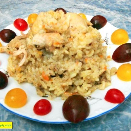 Рецепт плова на плите в казане из курицы