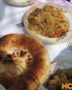 Плов по-татарски на костре