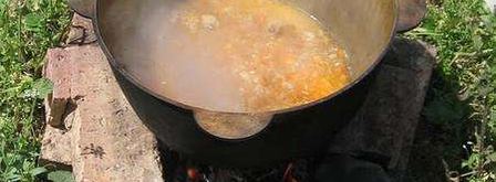 плов по-татарски на костре. Шаг 4