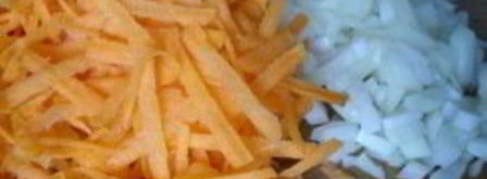 плов с грибами и мясом. Шаг 4