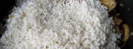 плов с грибами и мясом. Шаг 7