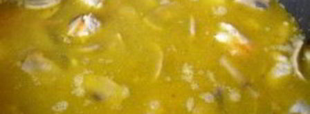 плов с грибами и мясом. Шаг 8