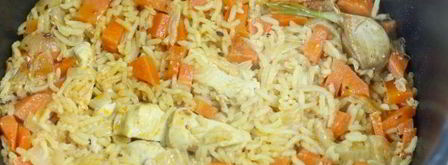 плов с куриной грудкой в мультиварке. Шаг 9