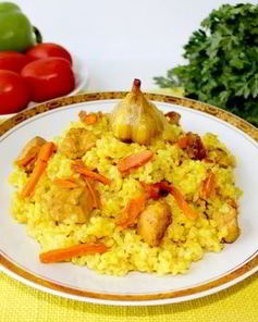 Плов с куриным филе