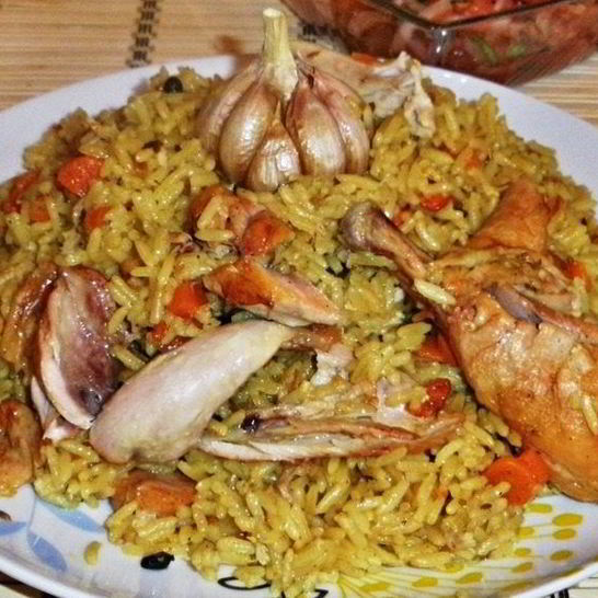 Рецепт плова с куриными ножками