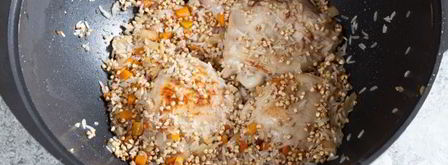 плов с рисом и гречкой. Шаг 6