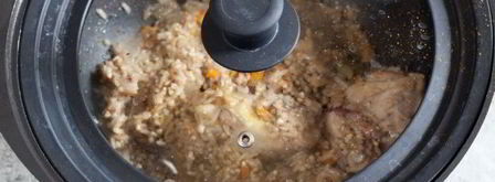 плов с рисом и гречкой. Шаг 9