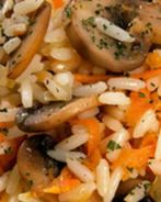 Плов с шампиньонами