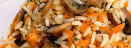 плов с шампиньонами. Шаг 4