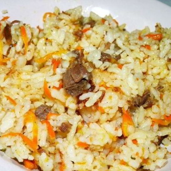 Рецепт плова с тушенкой в мультиварке