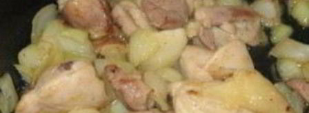 плов с тыквой и курицей. Шаг 3