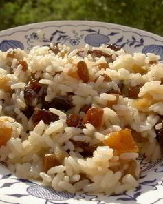 Плов с яблоками