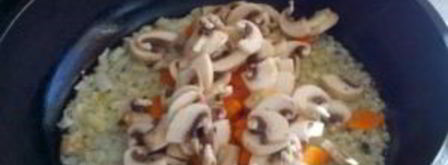 плов со свининой и грибами. Шаг 2