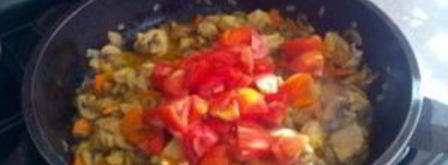 плов со свининой и грибами. Шаг 4