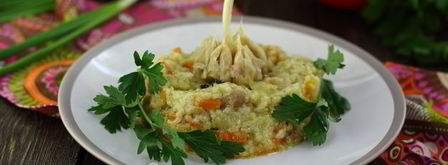 плов в мультиварке-скороварке. Шаг 13