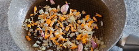 постный плов из гречки с соевым мясом. Шаг 5