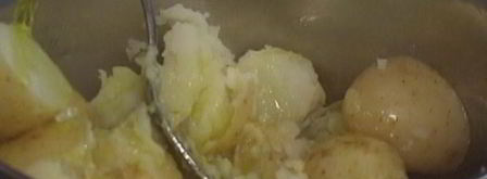 пюре из молодого картофеля с пармезаном. Шаг 3