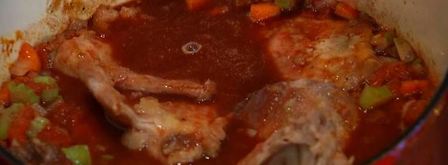 домашняя паста с рагу из кролика. Шаг 9