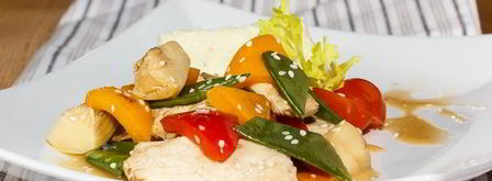 фрикасе из куриной грудки. Шаг 10