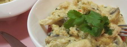 фрикасе из курицы с грибами. Шаг 10