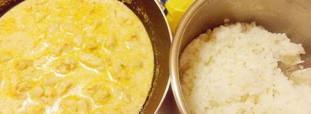 фрикасе из курицы с рисовым медвежонком. Шаг 11