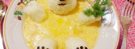 фрикасе из курицы с рисовым медвежонком. Шаг 18