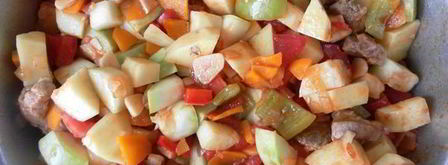 мясное рагу с овощами. Шаг 25