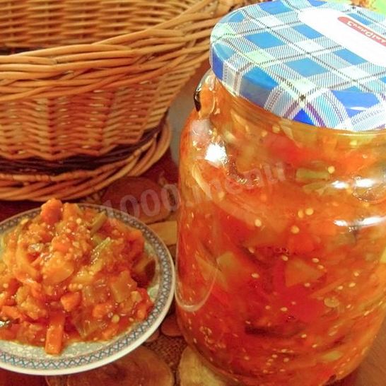 Рецепт овощного рагу на зиму без уксуса