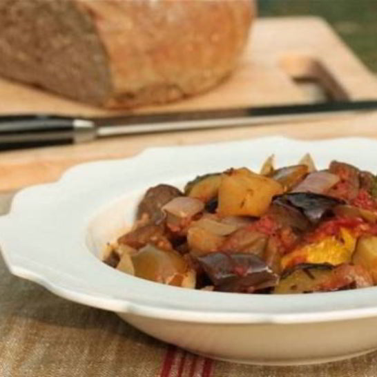 Рецепт овощного рагу с баклажаном