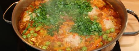 овощное рагу с фрикадельками. Шаг 12