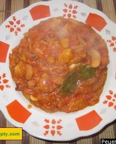 Овощное рагу с кабачками и капустой