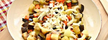 овощное рагу с пекинской капустой. Шаг 2