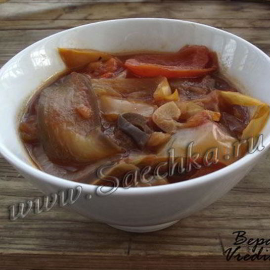 Рецепт овощного рагу в мультиварке