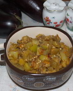 Рагу из баклажанов и помидоров