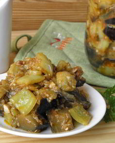 Рагу из баклажанов на зиму