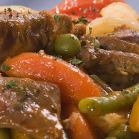 Рецепт рагу из баранины и стручковой фасоли